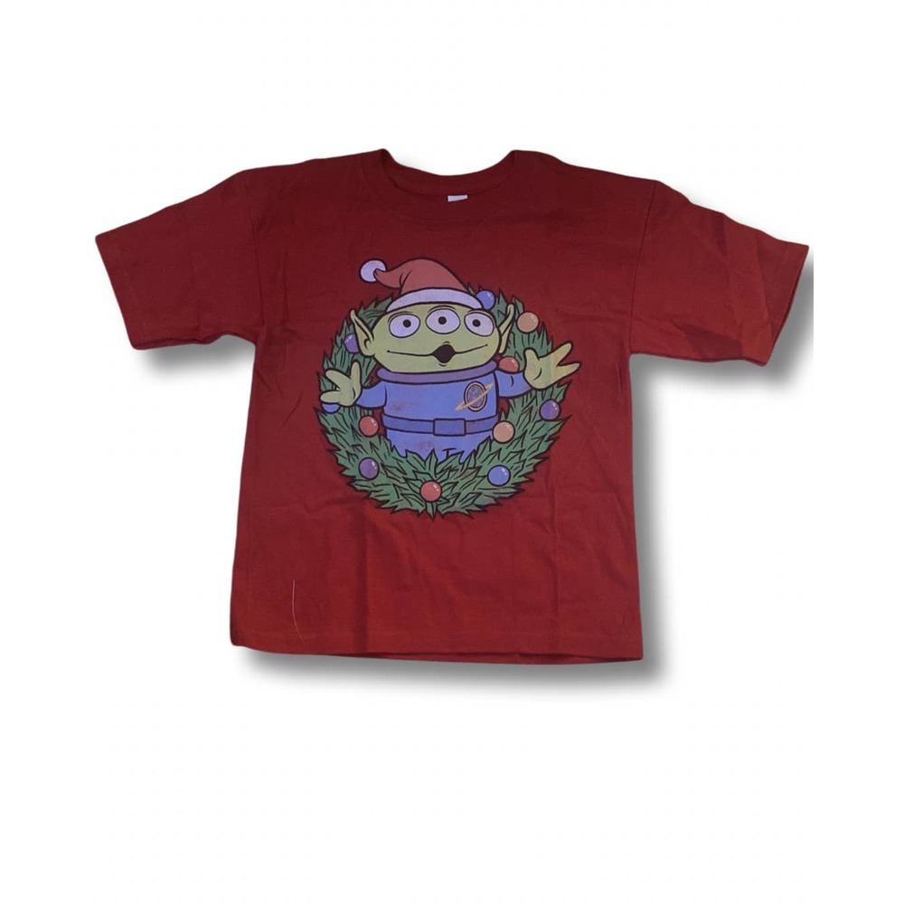 NWOT Toy Story Alien Christmas Tee Boys Size S
